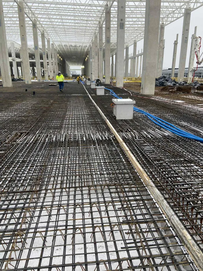 Przygotowanie zbrojenia do nagrzewania betonu